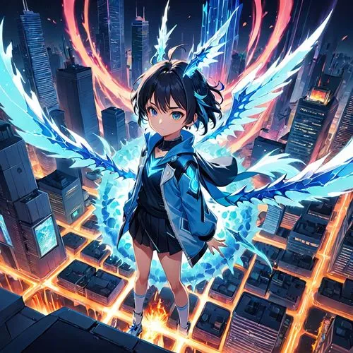 business angel,fire angel,flying heart,ganai,flying girl,winged heart,angel,angel girl,fallen angel,sky butterfly,fantasia,vanessa (butterfly),phoenix,miku,angelology,azure,hatsune miku,cg artwork,aqua,honolulu,Anime,Anime,Realistic