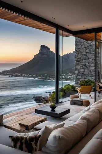 capetown,cape town,table bay,amanresorts,south africa,siza,western cape,house by the water,beautiful home,dunes house,table mountain,luxury property,luxury home interior,ocean view,oceanfront,oceanview,seaside view,cape dutch,fresnaye,dreamhouse,Illustration,Realistic Fantasy,Realistic Fantasy 41