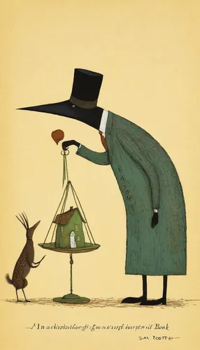 hare bell,book illustration,vintage illustration,doctoral hat,a collection of short stories for children,hat stand,hans christian andersen,edward lear,top hat,hatmaking,fox and hare,whimsical animals,the hat of the woman,conical hat,the gramophone,jiminy cricket,anthropomorphized animals,throwing hats,kate greenaway,boy's hats,Art,Artistic Painting,Artistic Painting 49