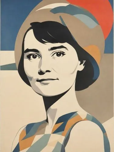 art deco woman,serigraphs,isabeau,girl wearing hat,soekarnoputri,fonteyn,wesselmann,vivre,popart,audrey hepburn,the hat-female,stewardess,retro woman,girl with bread-and-butter,amelie,frenchwoman,kitaj,czechoslovakia,albertine,victoire,Digital Art,Poster