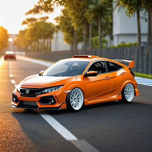 civic,3d car wallpaper,tigor,mazdaspeed,dorante,hatchback,acura,rcf,cupra,honda,carlsson,fresh orange,ctr,sentra,cruze,orange,car wallpapers,3d rendered,impreza,street sweeper,Photography,General,Realistic