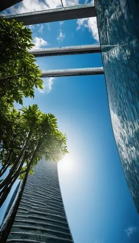 sky tree,sky ladder plant,skybridge,skyscapers,skyscraping,tall buildings,verticality,roof landscape,skyways,high rise building,tree canopy,high-rise building,urban towers,skywards,tokyo sky tree,planta,urban landscape,bamboo plants,wind edge,roof garden,Photography,Black and white photography,Black and White Photography 10