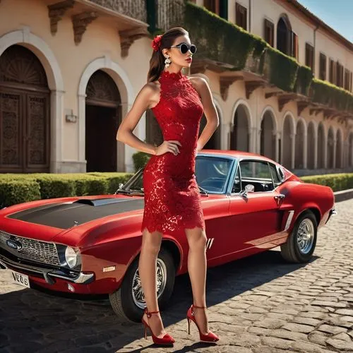 lusso,vignale,cardinale,lady in red,bertone,etype,Photography,General,Realistic