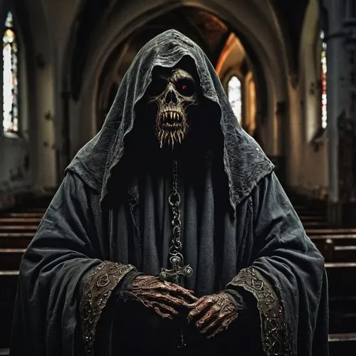 grim reaper,death god,grimm reaper,priest,gothic portrait,reaper,sepulchre,angel of death,archimandrite,haunted cathedral,nuncio,death's-head,the nun,the abbot of olib,hag,blackmetal,grim,black church,all saints' day,dance of death,Photography,Artistic Photography,Artistic Photography 13