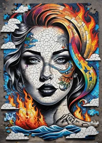 fire artist,chevrier,rone,graffiti art,grafite,viveros,fire mandala,pyromania,fire background,fire angel,fire and water,pacitti,fire siren,glass painting,street artist,adnate,joplin,smoke art,medusa,krita,Conceptual Art,Graffiti Art,Graffiti Art 09