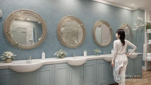 luxury bathroom,beauty room,search interior solutions,the mirror,magic mirror,bridal suite,dressing table,mirror frame,interior decoration,makeup mirror,wall plaster,bathroom,mazarine blue,interior de