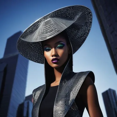 derivable,rankin,asian conical hat,millinery,editorials,milliner,afrofuturism,villainess,milliners,black hat,ladies hat,womans hat,conical hat,fashion shoot,the hat-female,dirie,the hat of the woman,fashion dolls,mock sun hat,fashion street,Illustration,Paper based,Paper Based 26