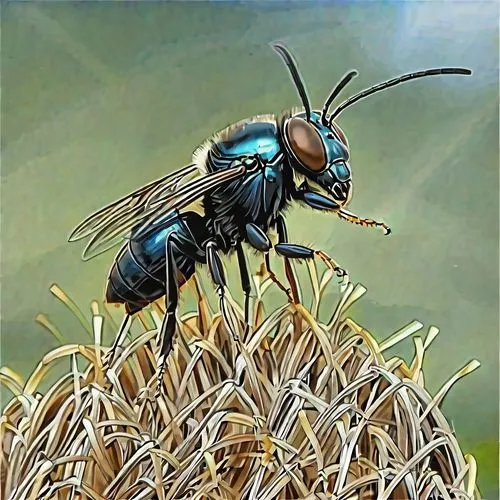 field wasp,medium-sized wasp,hymenoptera,vespula,chrysogonus,wasp,cosmopterix,blue wooden bee,leucoptera,anisoptera,ichneumonidae,agonum,diptera,longipennis,hymenopteran,subulinidae,blue-winged wasteland insect,long head wasp,pollino,wasps,Photography,General,Realistic