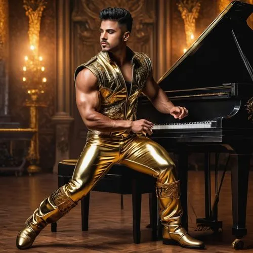 aljaz,pianist,chippendale,gold lacquer,buakaw,the piano,stroheim,kirkorov,freddie mercury,lazarev,artemyev,piano,liberace,malefactor,steinway,piano player,harpsichordist,music fantasy,grand piano,kenshiro,Photography,General,Fantasy