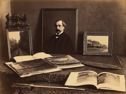 photograph album,lev lagorio,basset artésien normand,fryderyk chopin,ambrotype,napoleon iii style,leonardo devinci,adolphe,botanical frame,encarte,holding a frame,framed paper,charles cháplin,book antique,antique background,gothic portrait,hans christian andersen,self-portrait,xix century,asher durand,Photography,Black and white photography,Black and White Photography 15