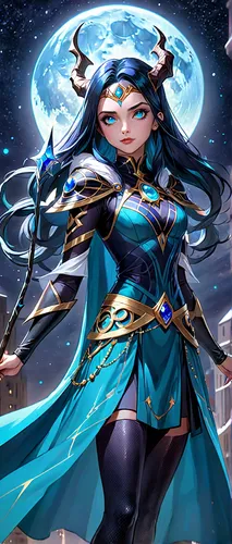 blue enchantress,monsoon banner,zodiac sign libra,yi sun sin,wuchang,winterblueher,jasmine blue,show off aurora,horoscope libra,elza,sterntaler,goddess of justice,celestial event,constellation unicorn,yuanyang,luna,xiaochi,sorceress,medusa,fantasia,Anime,Anime,General