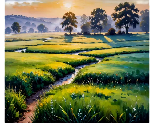 ricefield,rice fields,paddy field,rice field,the rice field,rice paddies,rice cultivation,rural landscape,farm landscape,rice terrace,green fields,green landscape,yamada's rice fields,tea field,landscape background,bangladesh,salt meadow landscape,kerala,vietnam,rice terraces,Conceptual Art,Oil color,Oil Color 22