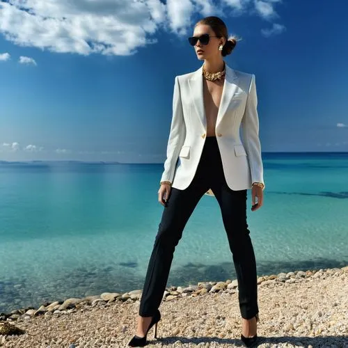 eretria,menswear for women,woman in menswear,navy suit,beach background,posidonia,cyclades,women fashion,anchorwoman,cesme,caymanian,walk on the beach,chyler,yachtswoman,sarikaya,shades of blue,ionian sea,pantsuits,formentera,businesswoman