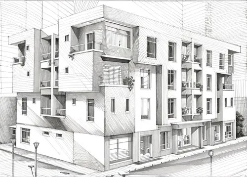 kirrarchitecture,house drawing,apartment building,apartments,an apartment,condominium,apartment buildings,apartment block,block of flats,orthographic,building construction,high-rise building,line draw