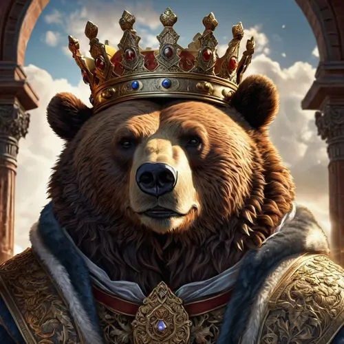 nordic bear,czar,czarist,russian coat of arms,rhaetian,russa,hrothgar,bear guardian,aleksandr,mannerheim,zhukov,bebearia,imperatore,rus,vladimirovich,king crown,vladimir,bearmanor,emperor,ruzowitzky,Conceptual Art,Fantasy,Fantasy 27