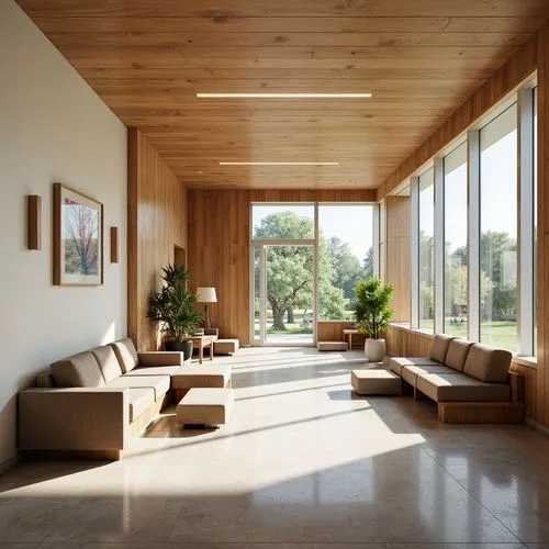 interior modern design,modern living room,mid century house,home interior,wooden windows,daylighting,living room,mid century modern,laminated wood,hardwood floors,livingroom,wooden floor,contemporary decor,sitting room,wooden beams,family room,wood floor,minotti,timber house,clerestory