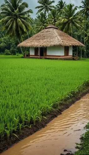 Monsoon rain lashes against your mud-walled hut in rural Kerala. The rhythmic drumming lulls you into a peaceful trance, punctuated by the occasional crackle of lightning illuminating the lush green p