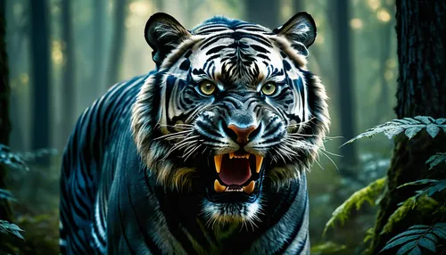 blue tiger,asian tiger,a tiger,tiger,bengal tiger,tiger png,sumatran tiger,siberian tiger,white tiger,roaring,tigers,tigerle,wild cat,young tiger,chestnut tiger,tiger head,panthera leo,to roar,wild animal,roar,Photography,General,Fantasy