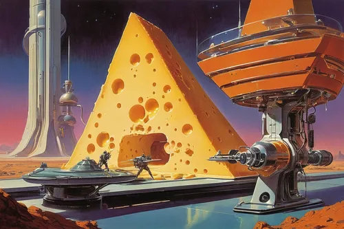 futuristic landscape,science-fiction,science fiction,mars probe,red planet,mission to mars,sci - fi,sci-fi,blocks of cheese,sci fi,sci fiction illustration,space ships,spacecraft,space probe,futuristic architecture,scifi,space port,pioneer 10,saturn relay,starship,Conceptual Art,Sci-Fi,Sci-Fi 19