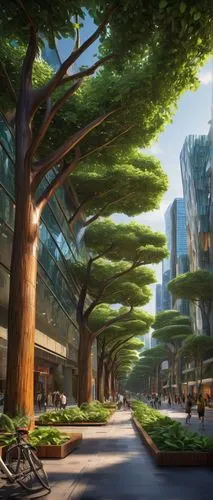 futuristic landscape,ecotopia,arcology,biopolis,futuristic architecture,cartoon forest,biopiracy,guangzhou,shekou,cybercity,streamwood,shenzhen,terraformed,chengdu,cyberjaya,sanlitun,singapore,masdar,taikoo,barangaroo,Art,Classical Oil Painting,Classical Oil Painting 39