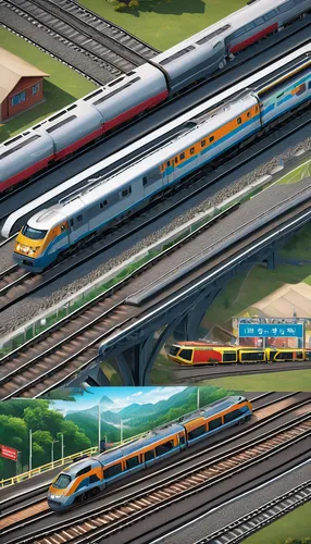 rail traffic,electric locomotives,rail transport,high-speed rail,trains,locomotives,international trains,freight trains,diesel locomotives,intercity train,intercity express,railroads,railway rails,queensland rail,railway axis,marshalling yard,intercity,long-distance train,tgv 1 and 2 trailer,railway lines,Illustration,Realistic Fantasy,Realistic Fantasy 36