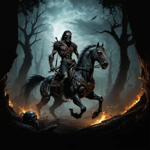 Extender y completar la imagen,bronze horseman,horseman,heroic fantasy,massively multiplayer online role-playing game,black horse,man and horses,horsemen,alpha horse,carpathian,barbarian,dark elf,game