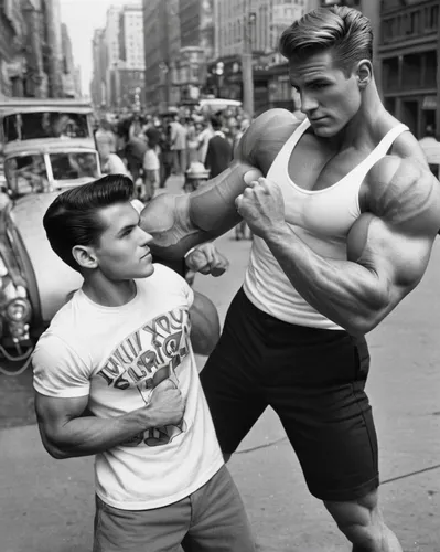 strongman,bodybuilding,arm wrestling,popeye,workout icons,muscle man,bodybuilder,body-building,krav maga,arms,man and boy,edge muscle,anabolic,50s,damme,crazy bulk,muscle,muscles,arm strength,fist bump,Photography,Black and white photography,Black and White Photography 10