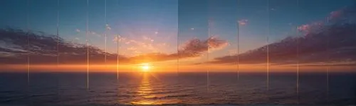 云开日出,the sun set on the ocean with clouds,sunburst background,ocean background,free background,sun,windows wallpaper,sun reflection,Photography,General,Natural