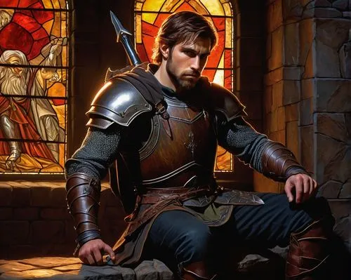 king arthur,kneeling,templar,kneel,tyrion lannister,thorin,athos,crusader,paladin,heroic fantasy,cullen skink,male elf,moulder,knight tent,medieval,alaunt,joan of arc,melchior,knight armor,dunun,Conceptual Art,Sci-Fi,Sci-Fi 15