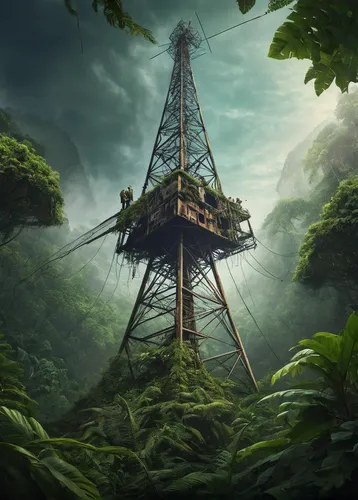 tree house,treehouse,tree house hotel,lookout tower,observation tower,tree tops,tree top,rainforest,rain forest,treetop,cellular tower,treetops,eifel,world digital painting,seelturm,fantasy landscape,tree top path,mushroom landscape,island suspended,green forest,Photography,Documentary Photography,Documentary Photography 32