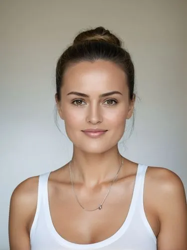 Full-size sample portrait,a beautiful woman in white shirt wearing a chain,isinbayeva,sevda,gergana,kanaeva,isinbaeva,teodorescu,Photography,Documentary Photography,Documentary Photography 10