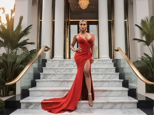 red gown,lady in red,man in red dress,girl in red dress,in red dress,red dress,a floor-length dress,eveningwear,bonang,elitsa,nayer,elegant,evening dress,elegance,albanian,nairobi,rhoa,silk red,miss vietnam,desislava,Illustration,Realistic Fantasy,Realistic Fantasy 21