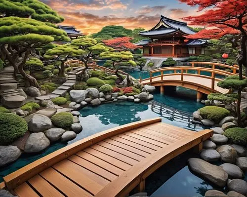 japan garden,japan landscape,japanese garden,japanese zen garden,koi pond,japanese art,beautiful japan,japon,japanese garden ornament,zen garden,japanese background,japanese shrine,asian architecture,landscape background,japanese-style room,kyoto,garden pond,world digital painting,ryokans,japans,Illustration,Japanese style,Japanese Style 04