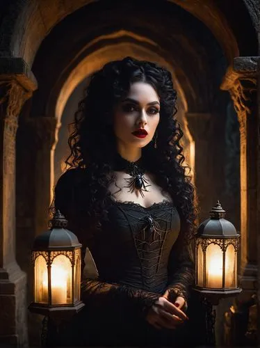 gothic portrait,gothic woman,gothel,sirenia,vampire woman,volturi,victorian lady,vampire lady,bellatrix,gothic dress,belle,victoriana,celtic queen,merida,narcissa,gothic style,morgause,countess,liesl,dark gothic mood,Conceptual Art,Sci-Fi,Sci-Fi 18