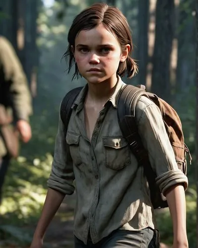 ellie,jolliet,lara,tlou,marston,micah,gavroche,conner,scout,khaki,rosita,peletier,children of war,croft,aeta,arthur,telltale,logan,yanomami,arya,Photography,General,Realistic