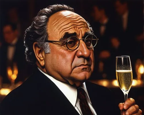 godfather,advocaat,enrico caruso,champagner,champagne flute,maroni,al capone,barrister,champagen flutes,caricature,soundcloud icon,joe iurato,miller,opera glasses,klinkel,french president,a glass of champagne,caricaturist,twitch icon,trickle,Art,Artistic Painting,Artistic Painting 09