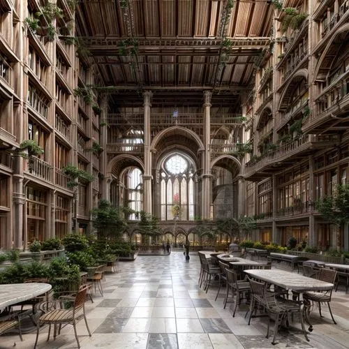 boston public library,winter garden,garden of plants,louvre,athens art school,french train station,colonnade,hotel w barcelona,bordeaux,industrial hall,the garden society of gothenburg,school design,i