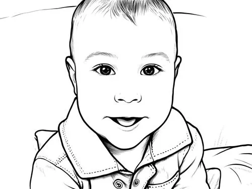 an outline drawing of a little boy,rotoscoped,caillou,rewi,tintin,coloring pages kids,aang,vectoring,lennier,line art,baldy,caricaturing,cornstein,rotoscope,amination,baldi,shmuel,uncolored,stoch,roto