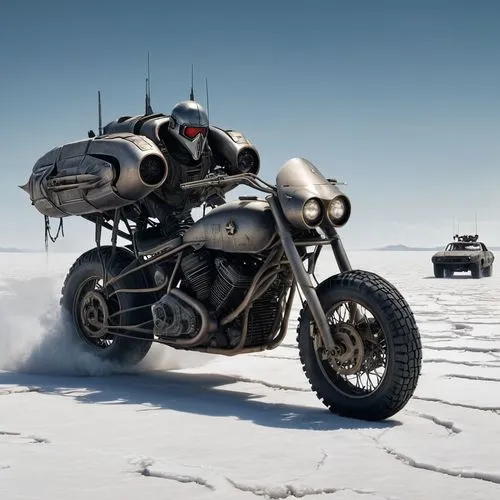 bonneville,heavy motorcycle,snowmobile,snowmobiler,motorstorm,mad max,all-terrain vehicle,snowmobilers,snowmobiles,black motorcycle,skull racing,vehicule,all terrain vehicle,motograter,trike,burning man,trailbreaker,atv,motorcyle,motorcycle,Conceptual Art,Fantasy,Fantasy 33