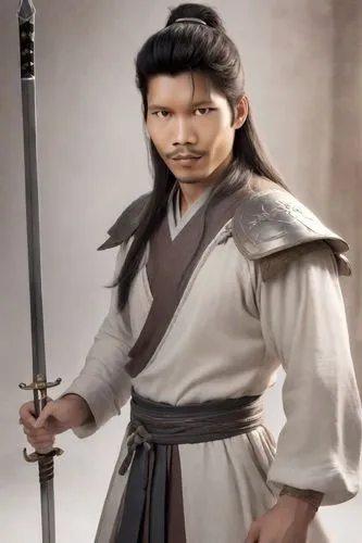 this is an oriental man with a sword,sityodtong,jumong,dongbuyeo,dongchang,goryeo,naomasa,Photography,Realistic