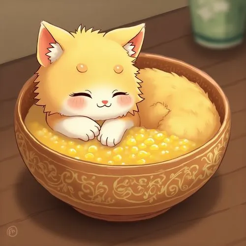 bowl of rice,noodle bowl,ramen,cute fox,adorable fox,natto,Photography,Fashion Photography,Fashion Photography 05