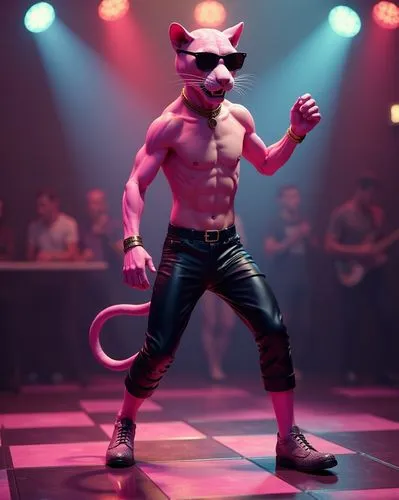 the pink panther,minotaur,pink cat,pibil,pussycat,zanjeer