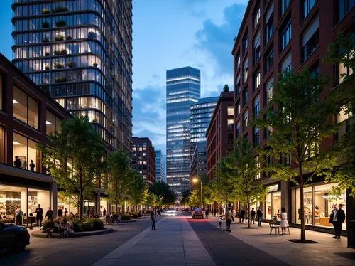 tishman,marunouchi,inlet place,hudson yards,metrotech,tribeca,aldersgate,new york streets,meatpacking district,citycenter,yorkville,financial district,juilliard,ballston,5th avenue,streetscape,citicorp,rittenhouse,transbay,broadgate