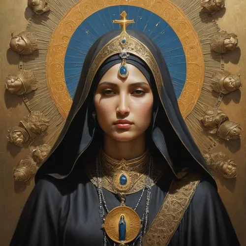 the prophet mary,seven sorrows,mama mary,mediatrix,mother mary,mary 1,Conceptual Art,Fantasy,Fantasy 11