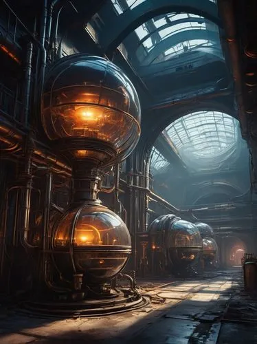 distillation,refinery,bioshock,fabrik,heavy water factory,arktika,industrial hall,manufactory,alchemax,distilleries,waggonfabrik,brewhouse,brewery,industries,mining facility,industrial tubes,theed,precipitator,cryengine,industrial,Conceptual Art,Fantasy,Fantasy 28