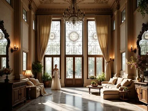 ornate room,sunroom,luxury home interior,bay window,victorian room,orangery,conservatory,sitting room,breakfast room,interior decor,entrance hall,ballroom,dandelion hall,cochere,french windows,interiors,rosecliff,palatial,great room,neoclassical