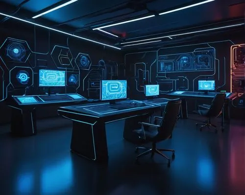 computer room,sci fi surgery room,the server room,working space,ufo interior,computer workstation,control center,cyber,modern office,study room,computer desk,neon human resources,conference room,cyberspace,work space,game room,research station,control desk,blur office background,cg artwork,Photography,Black and white photography,Black and White Photography 03