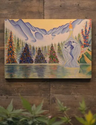 mountain scene,salt meadow landscape,slide canvas,christmas landscape,wood board,winter landscape,alpine landscape,kaslo,snow landscape,snowy peaks,snow scene,the spirit of the mountains,marble painting,snow mountains,christmas snowy background,skykomish,winter background,on wood,mountain landscape,canvas board