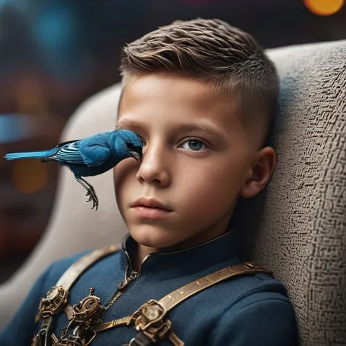 photoshop manipulation,photo manipulation,blue parrot,joffrey,image manipulation,conceptual photography,young model istanbul,ravenclaw,photomanipulation,attendant,blue bird,bluebird perched,blue parakeet,atreus,gekas,young bird,ornithology,pajaro,blue peacock,totah,Photography,General,Sci-Fi