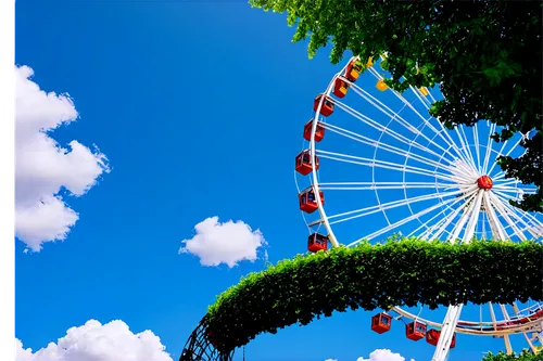 skycycle,ferris wheel,high wheel,skyview,amusement park,skyride,prater,roue,canopy,oktoberfest background,amusement ride,centripetal,big wheel,liseberg,skyreach,arbor,skyways,cartoon video game background,skycar,imaginationland,Illustration,Abstract Fantasy,Abstract Fantasy 03